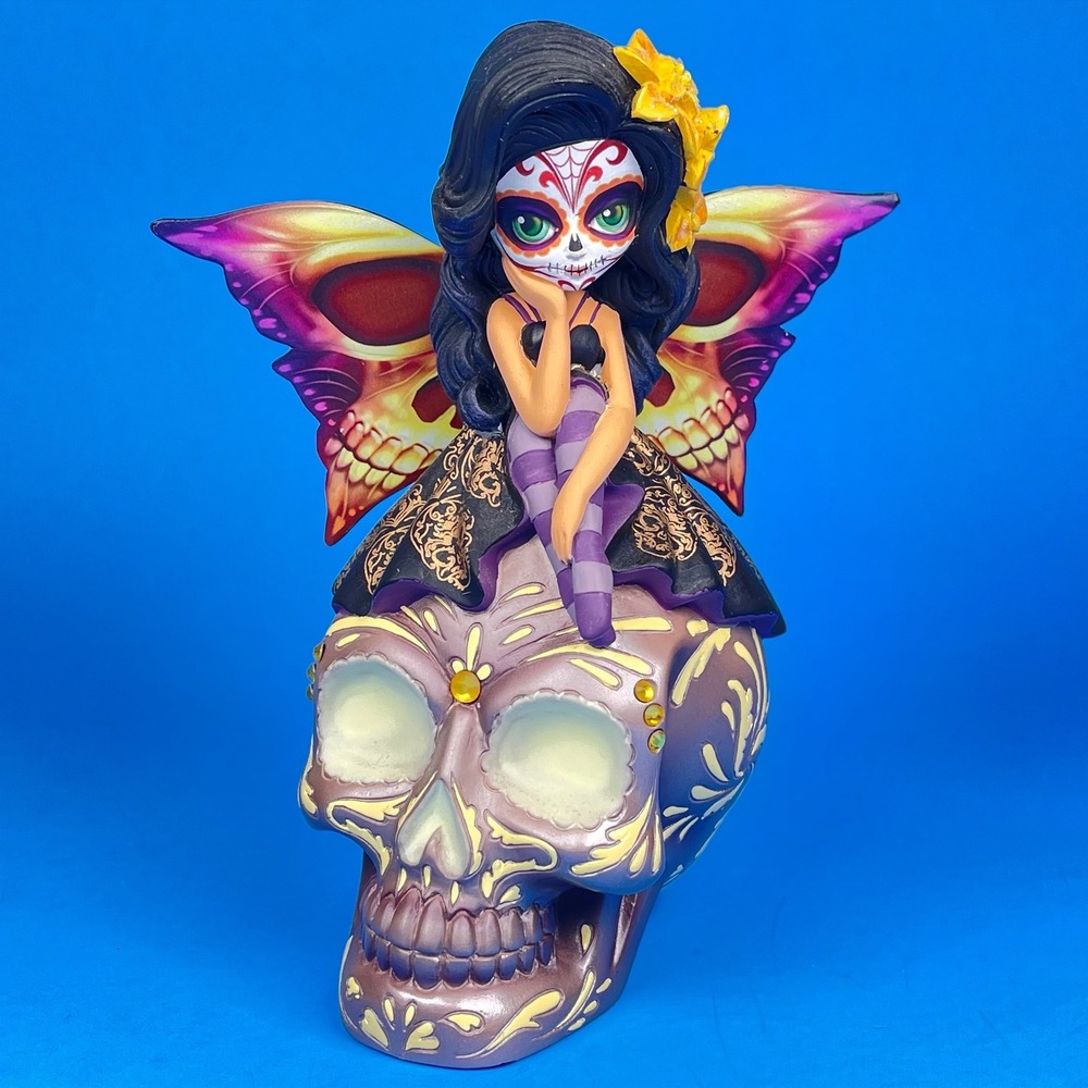 Jasmine Becket-Griffith Spirit of Inspiring Hope Sugar Skull Fairy HC Glows
